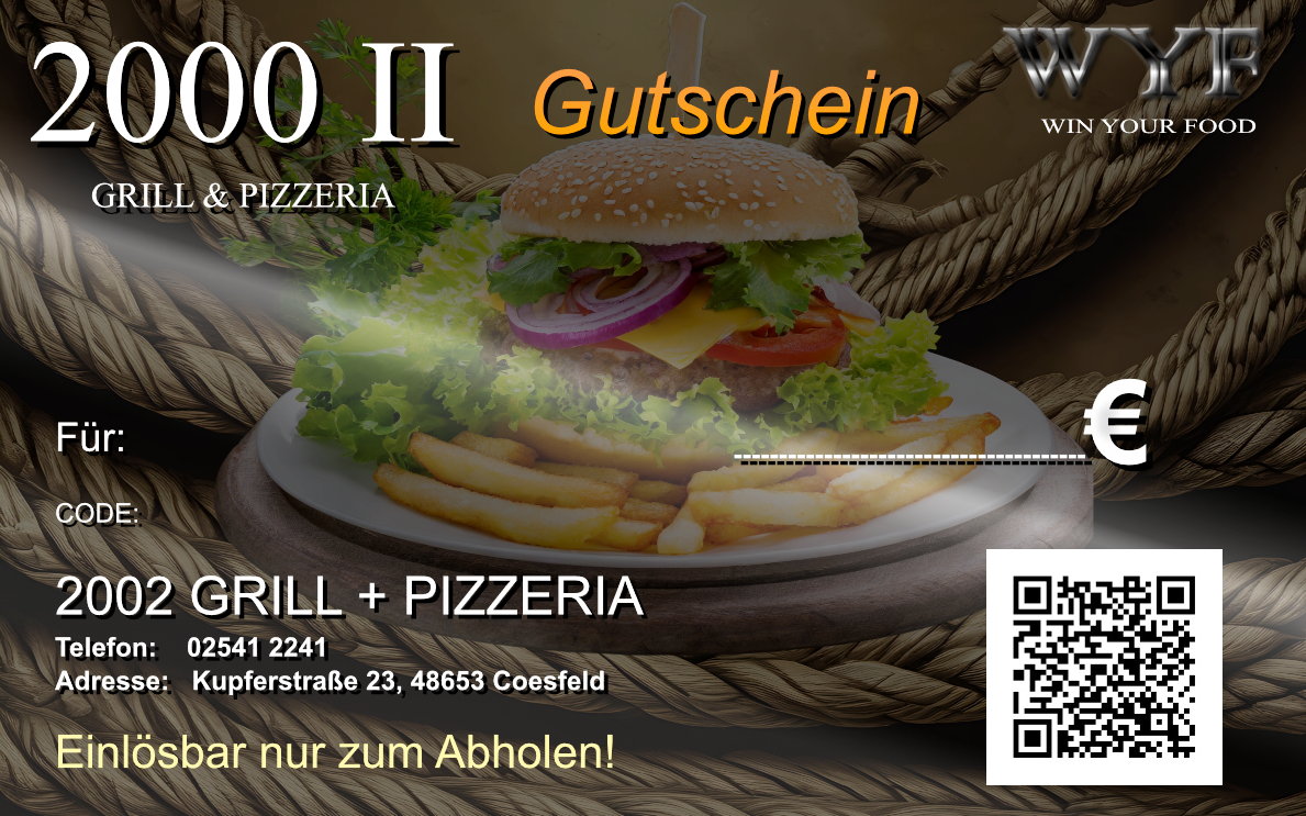 Grill 2000II - Grill & Pizzeria Coesfeld