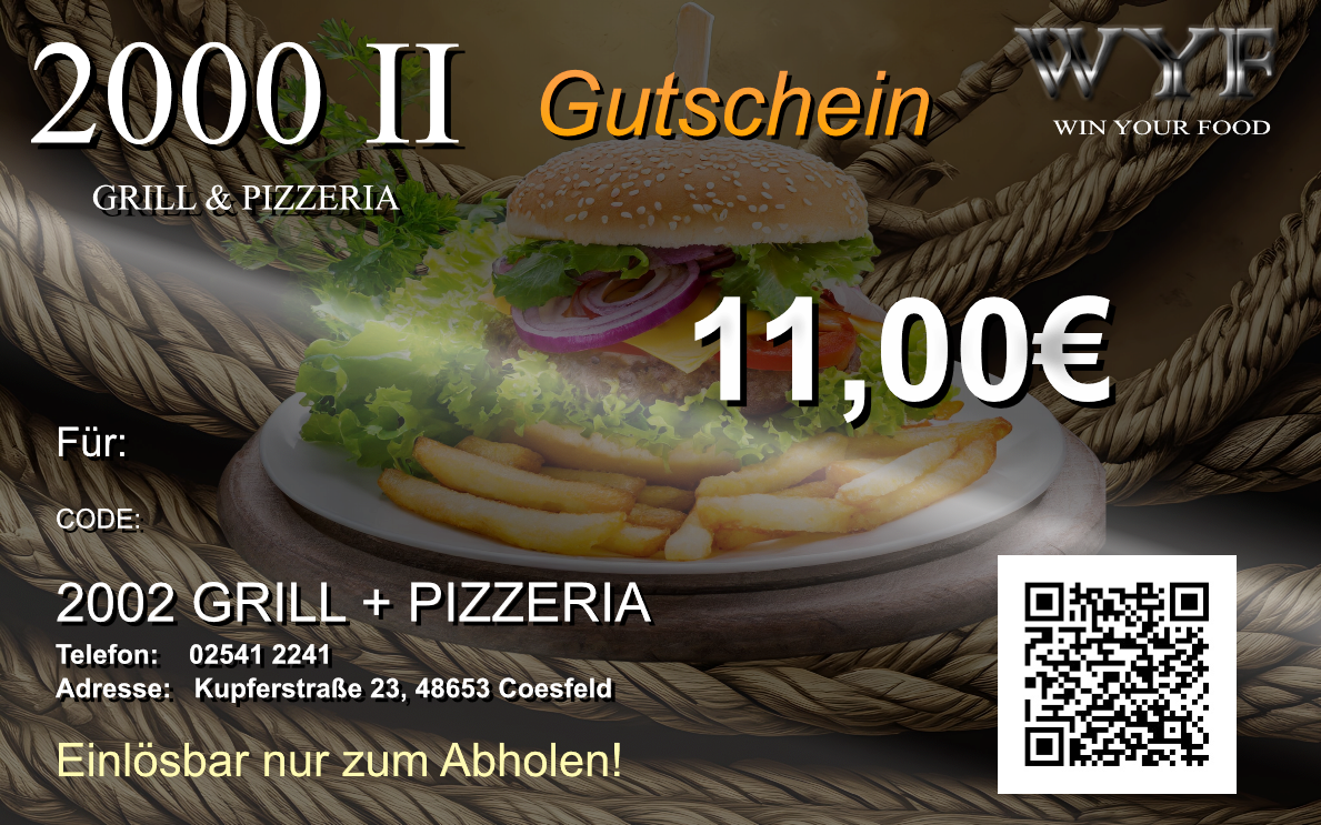 Grill 2000II - Grill & Pizzeria Coesfeld