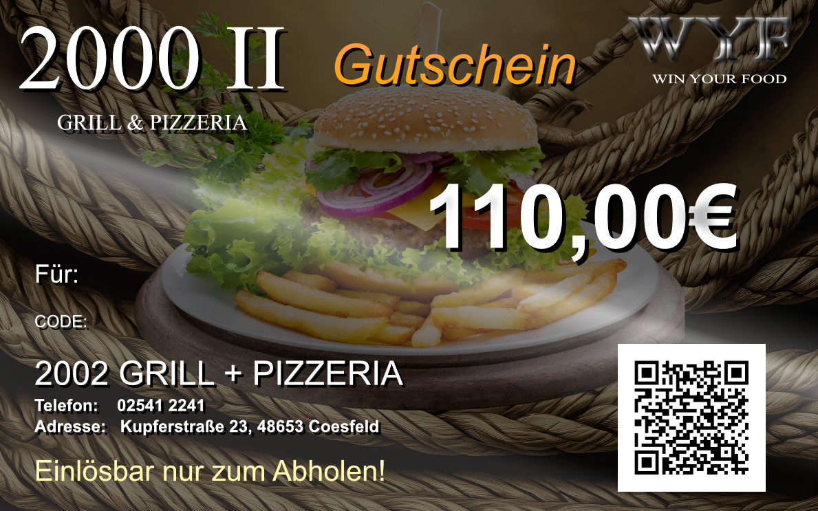 Grill 2000II - Grill & Pizzeria Coesfeld