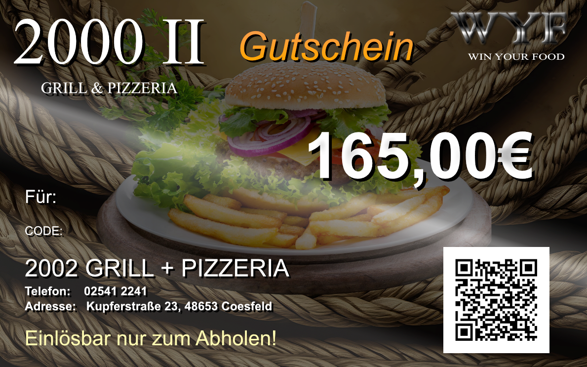 Grill 2000II - Grill & Pizzeria Coesfeld