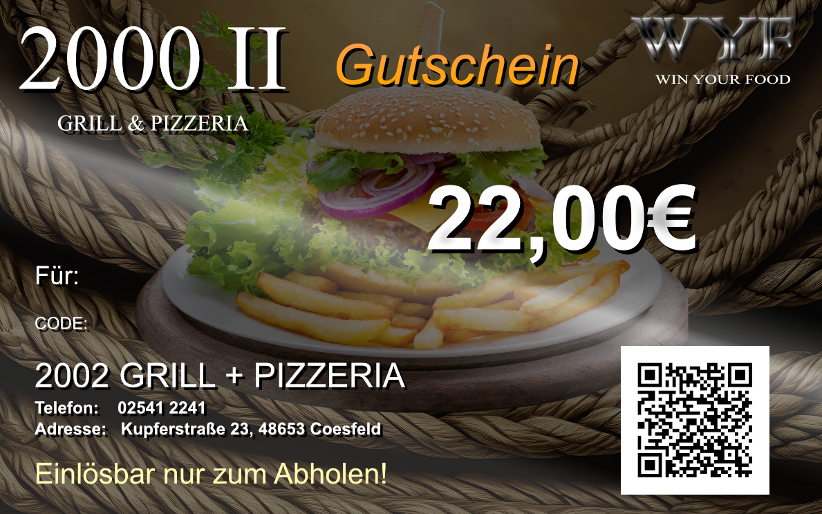 Grill 2000II - Grill & Pizzeria Coesfeld