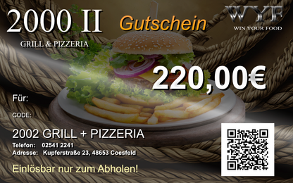 Grill 2000II - Grill & Pizzeria Coesfeld