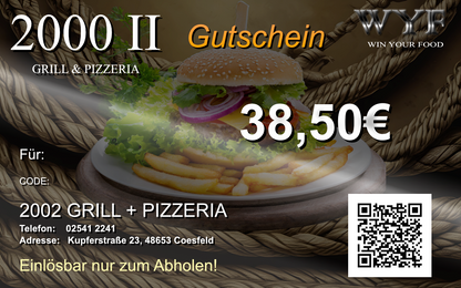 Grill 2000II - Grill & Pizzeria Coesfeld