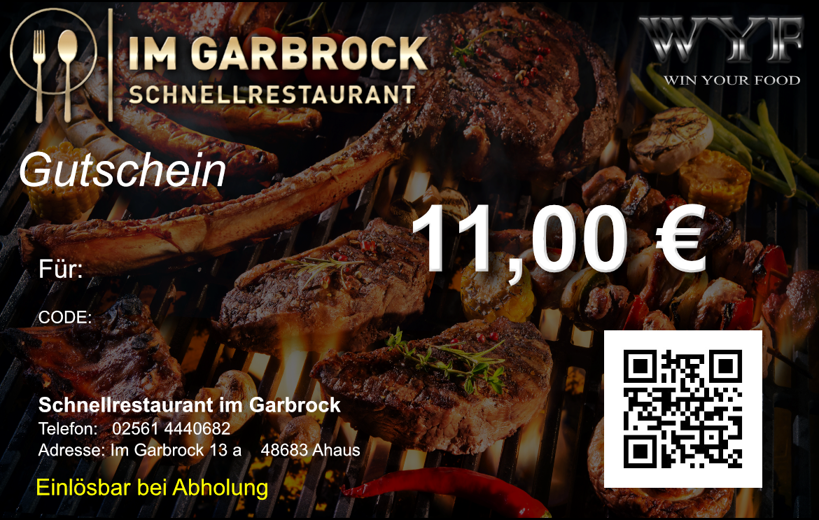 Schnellrestaurant im Garbrock - Ahaus