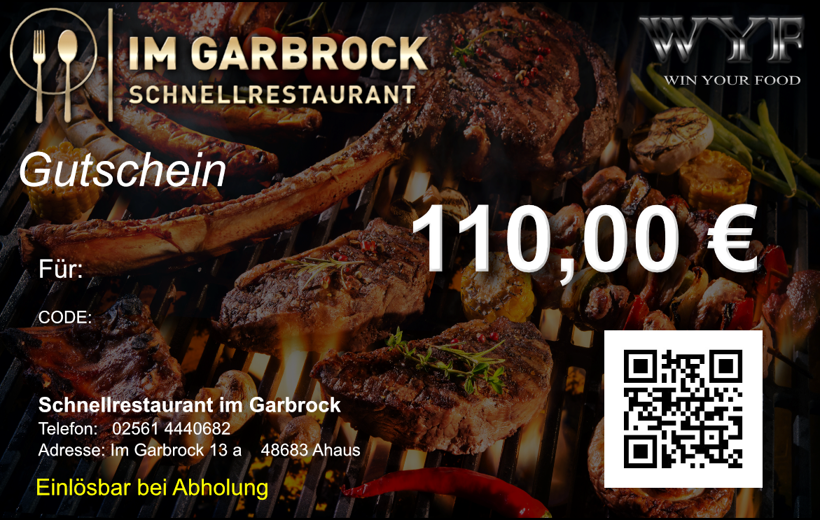 Schnellrestaurant im Garbrock - Ahaus